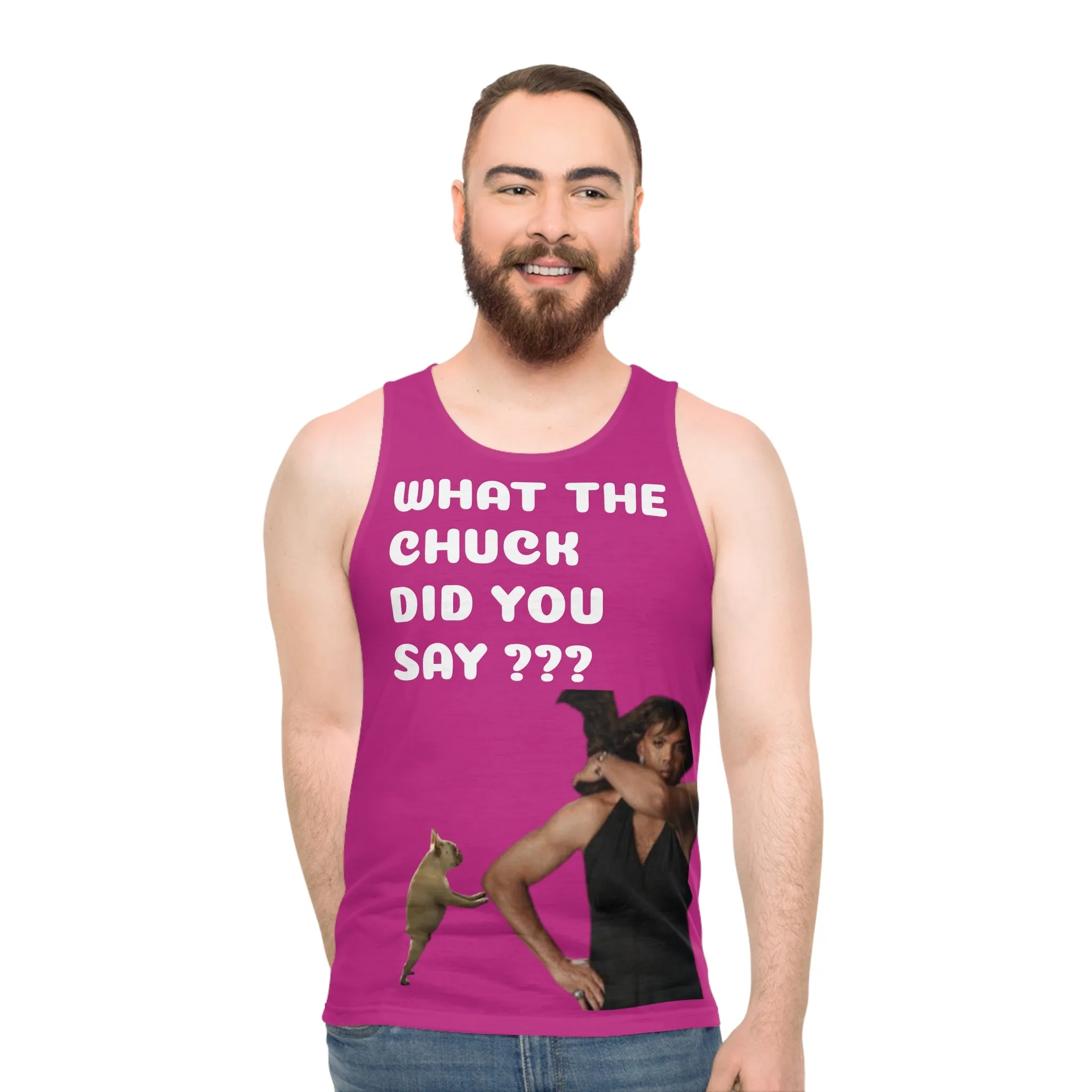 Shaqtin a Fool Unisex Tank Top (AOP)