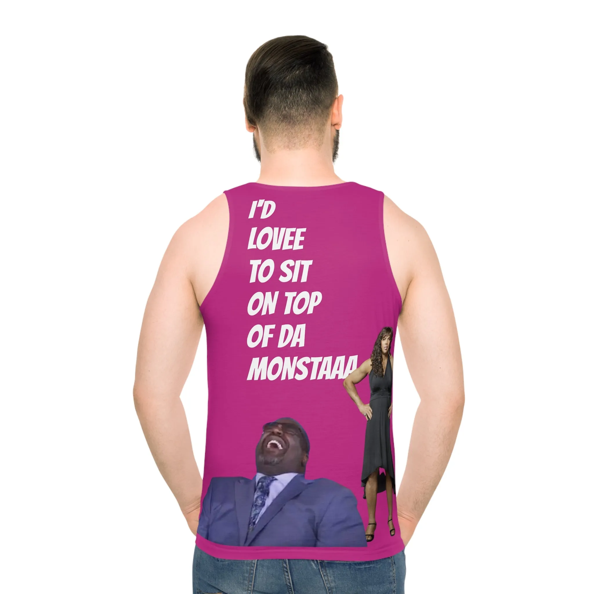 Shaqtin a Fool Unisex Tank Top (AOP)