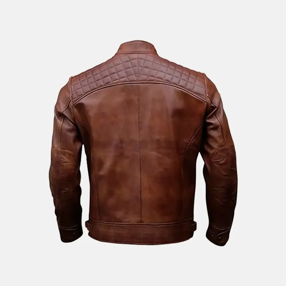 Shotgun Leather Biker Jacket | Men's Biker Jacket