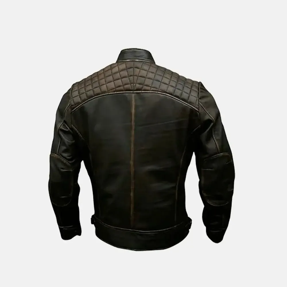 Shotgun Leather Biker Jacket | Men's Biker Jacket