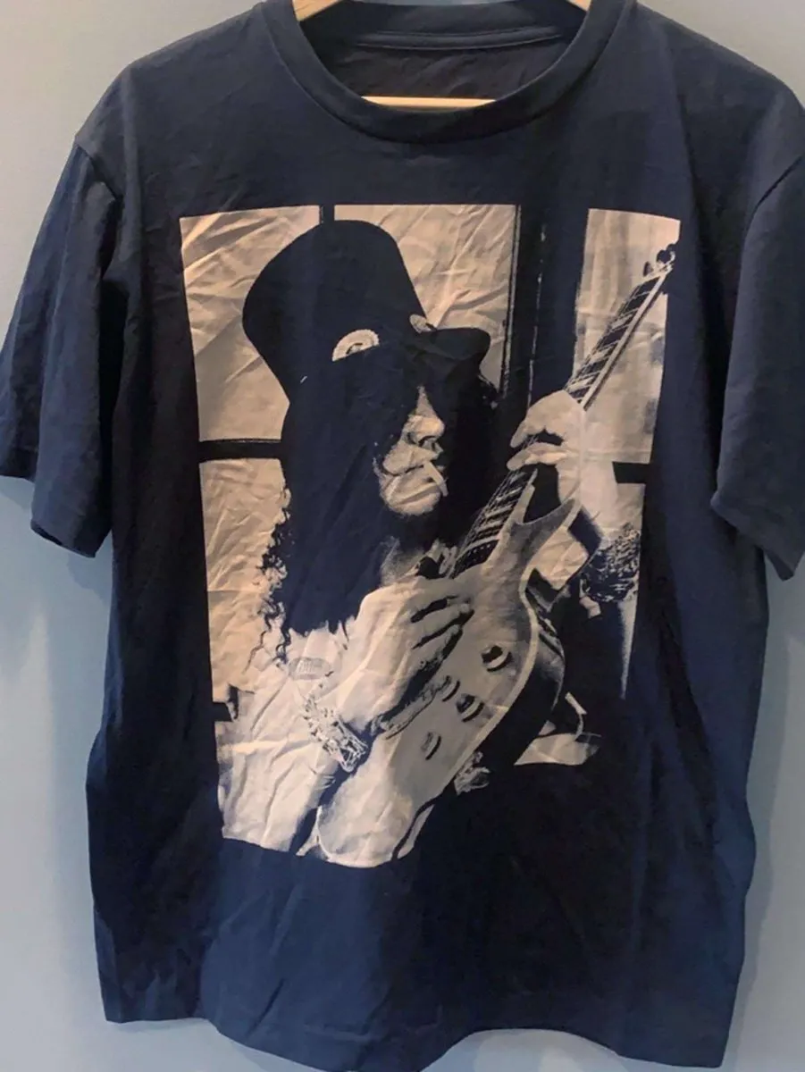 Slash Guns N' Roses 100% Cotton New Vintage Band T Shirt