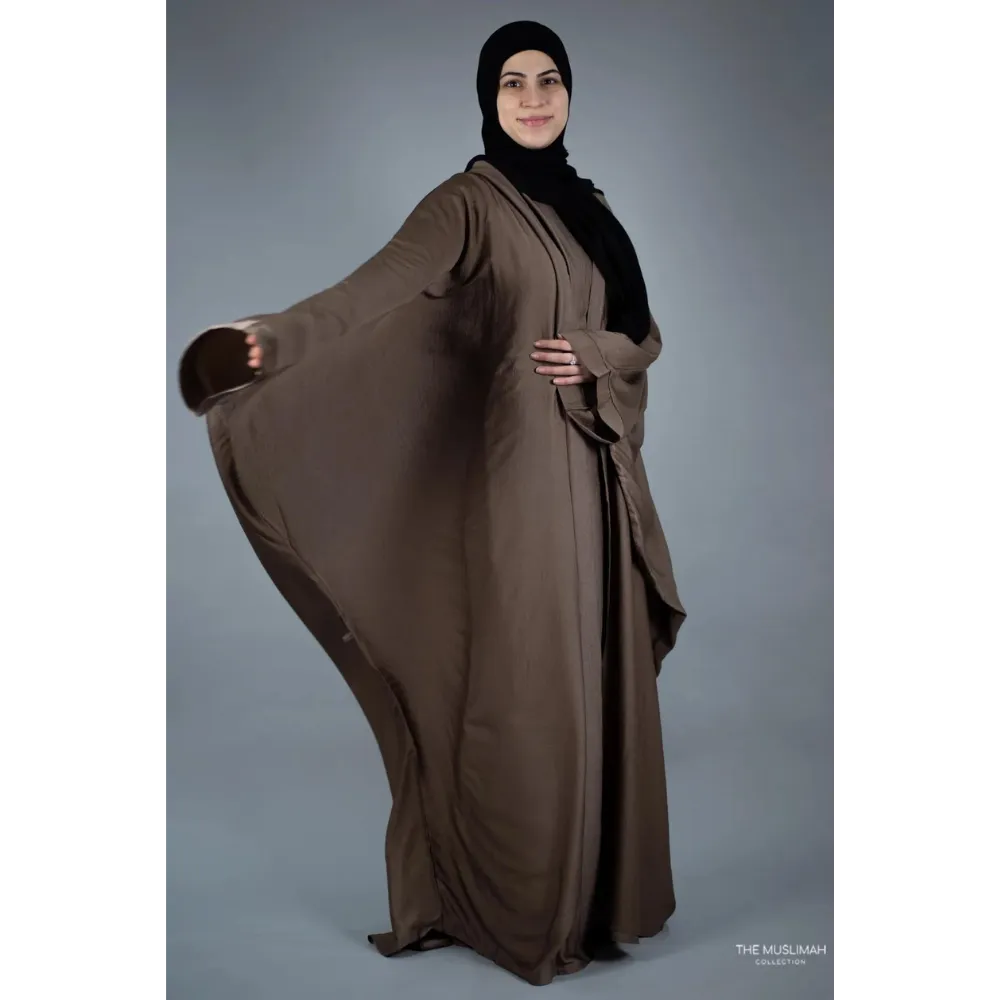 Slip Dress and Loose Fit Abaya (Mocha)