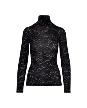 Smythe Snake Print Turtleneck