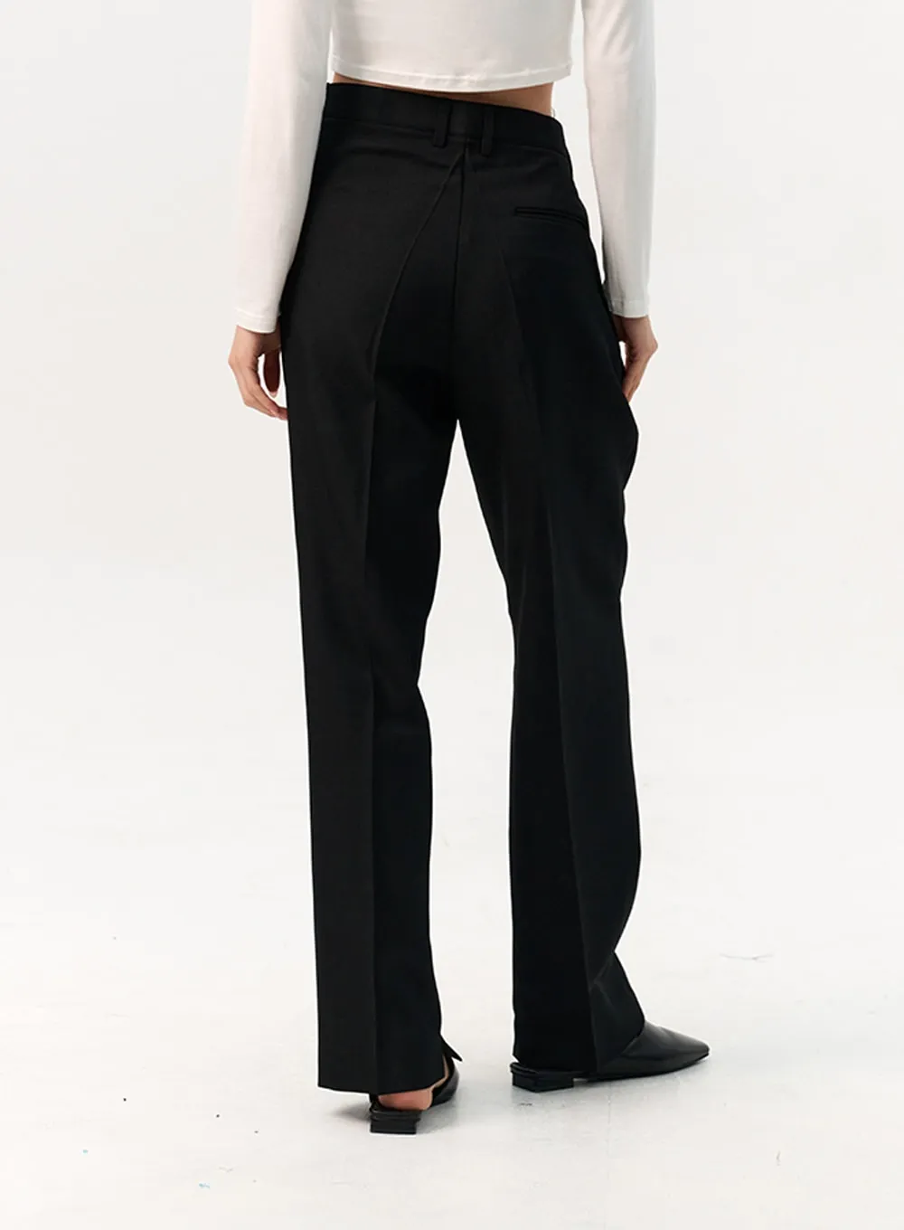 Solid Tailored Pants IO320