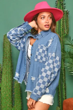 Stephanie Denim Shacket