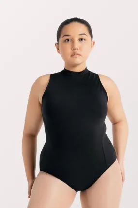 Studio Collection High Neck Leotard - Black