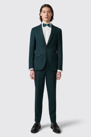 Sullivan Slim Fit Green Polka Dot Suit