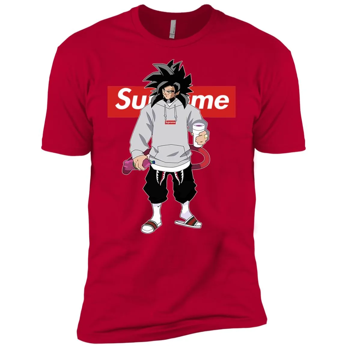 Supreme Dragon Ball Goku Best T-shirt Men Short Sleeve T-Shirt