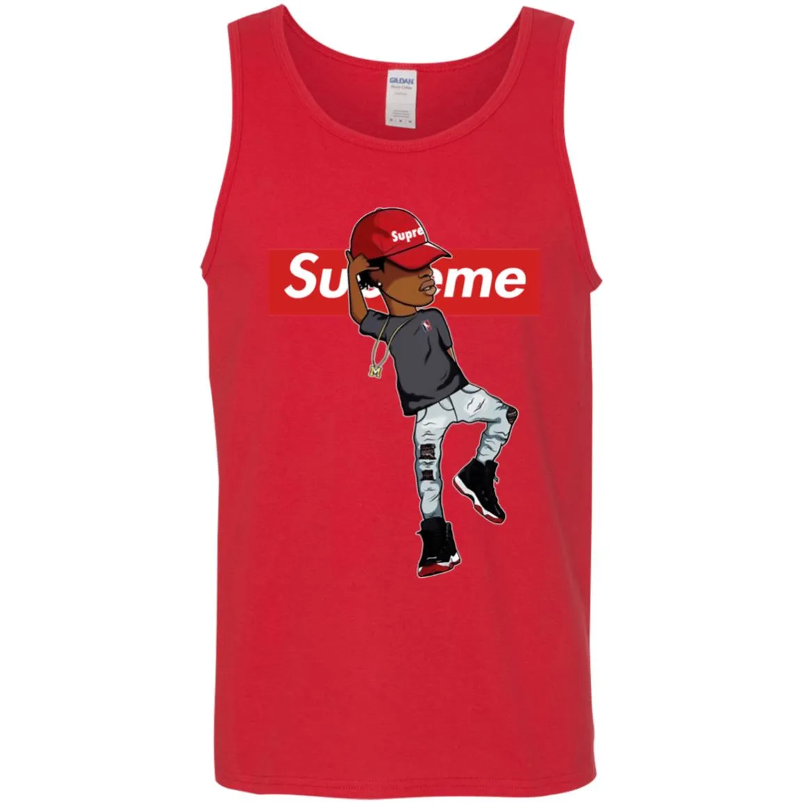 Supreme Marquese Scott T-shirt Men Cotton Tank