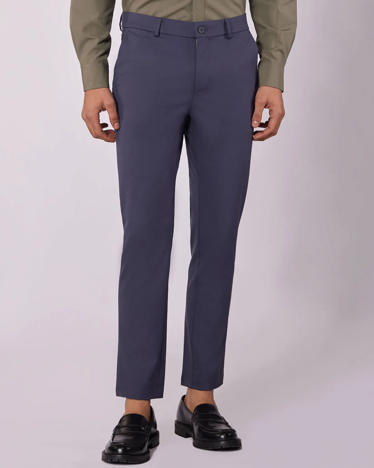 Tailored Smart Pants - Dark Grey