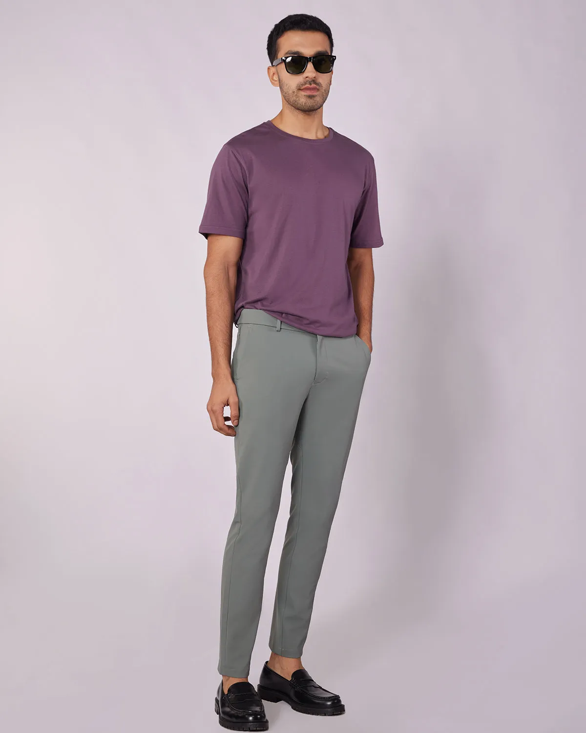 Tailored Smart Pants - Green