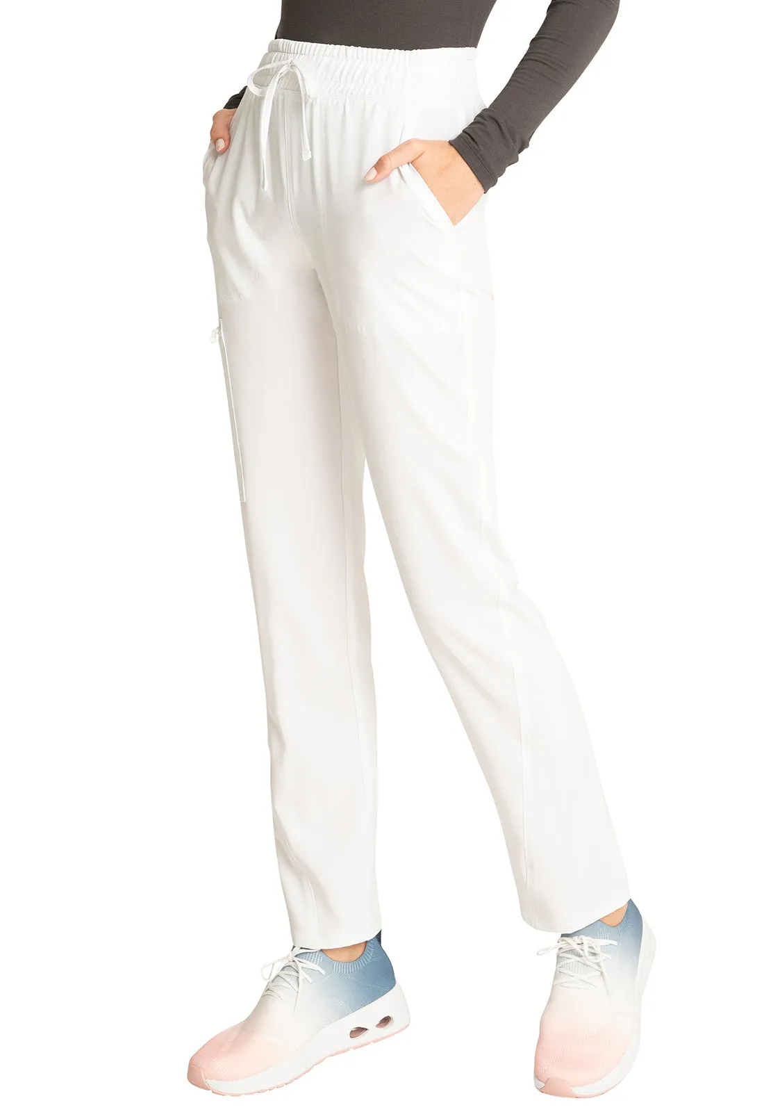 TALL- Allura by Cherokee Women's Mid Rise Tapered Leg Drawstring Scrub Pant CKA184T