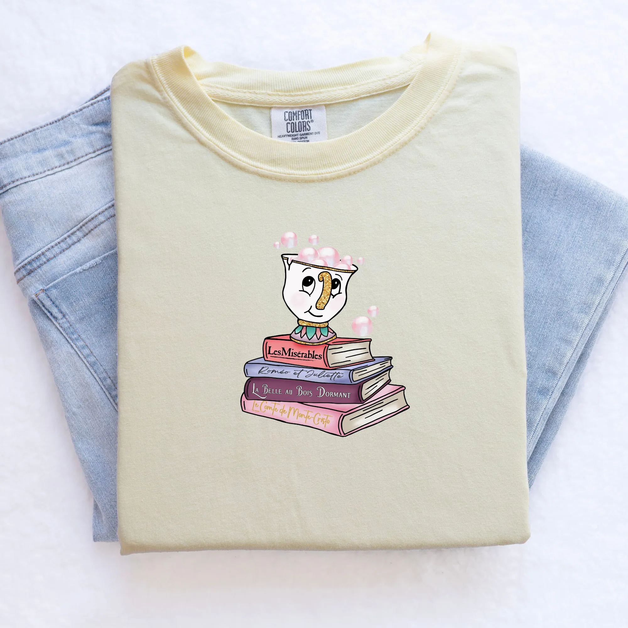 Teacup and Books Shirt