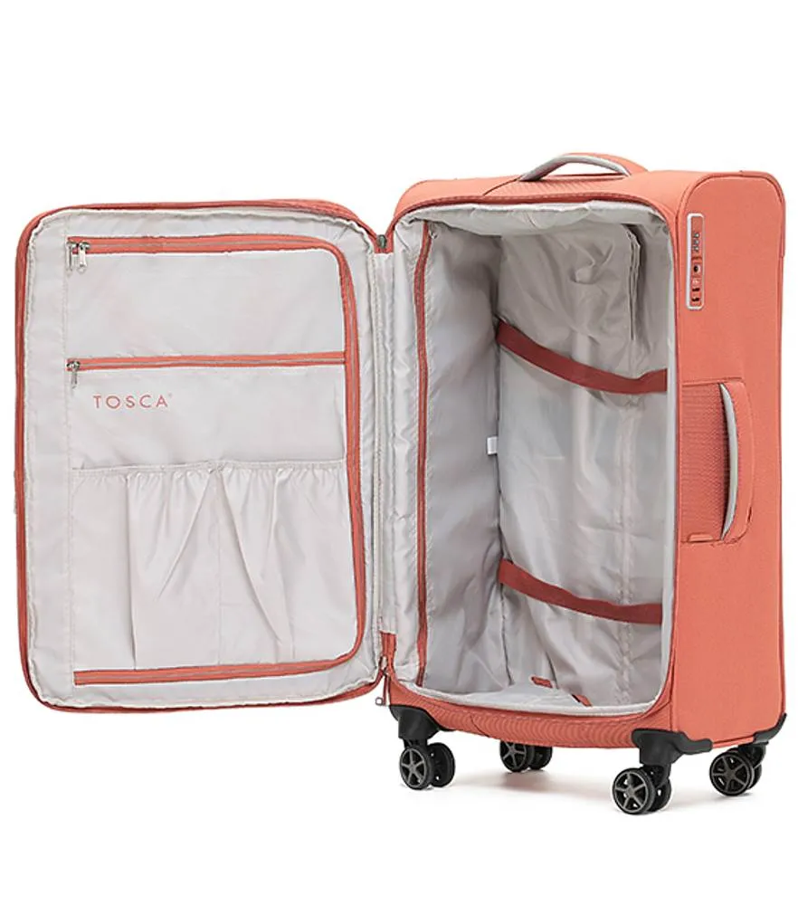 Tosca Vega 55 cm 4-Wheel Carry-on Spinner Luggage