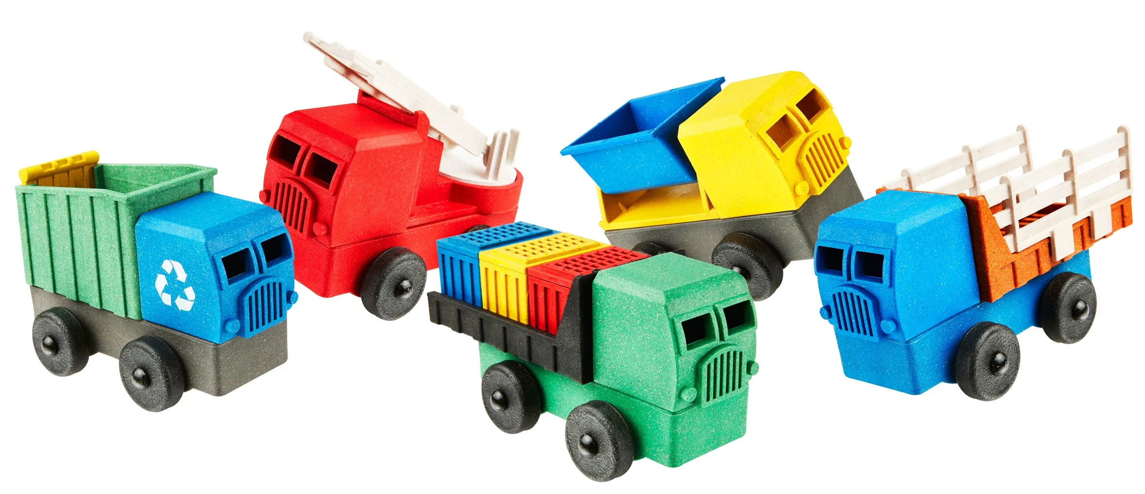 Toy Truck Set - 5 Pack | Luke's Big Box of Truck Toys