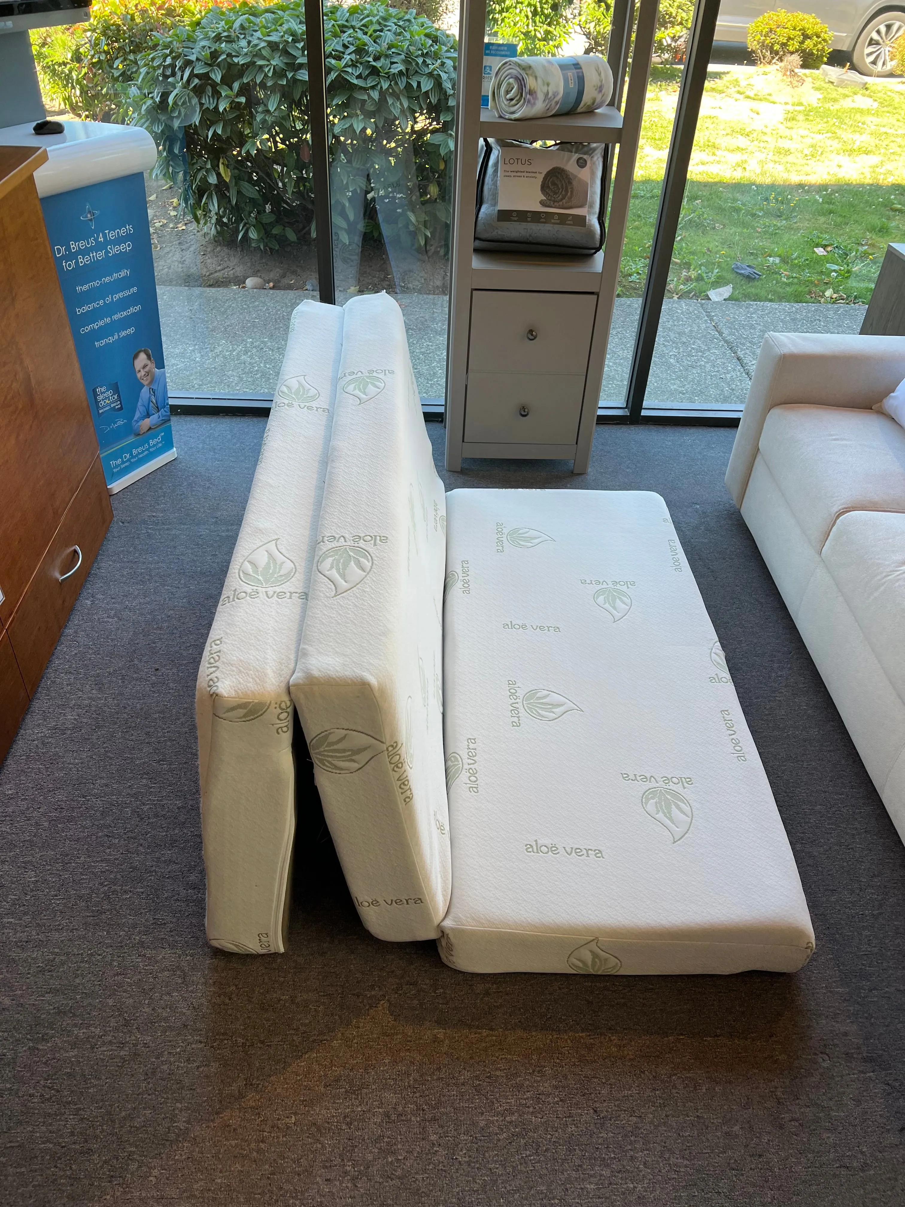 Tri-Fold Memory Foam Mattress