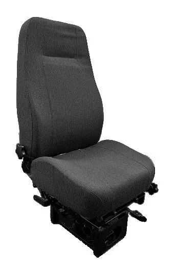 TTS HD High Back Dual Shock Air Suspension Seat with OPS in Black Cloth