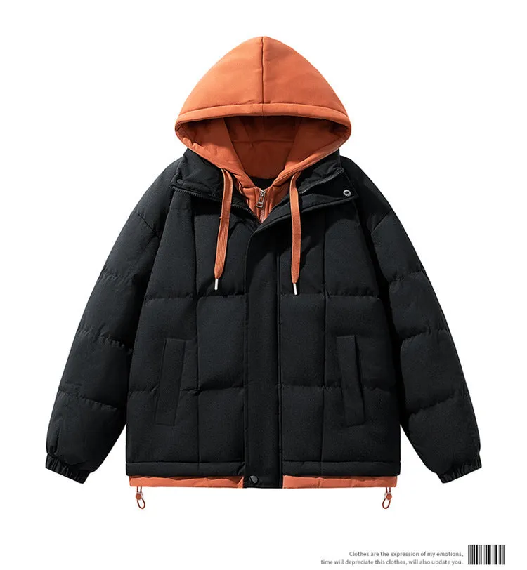 Two Tone Two Piece Unisex Puffer Jacket (3 colors)