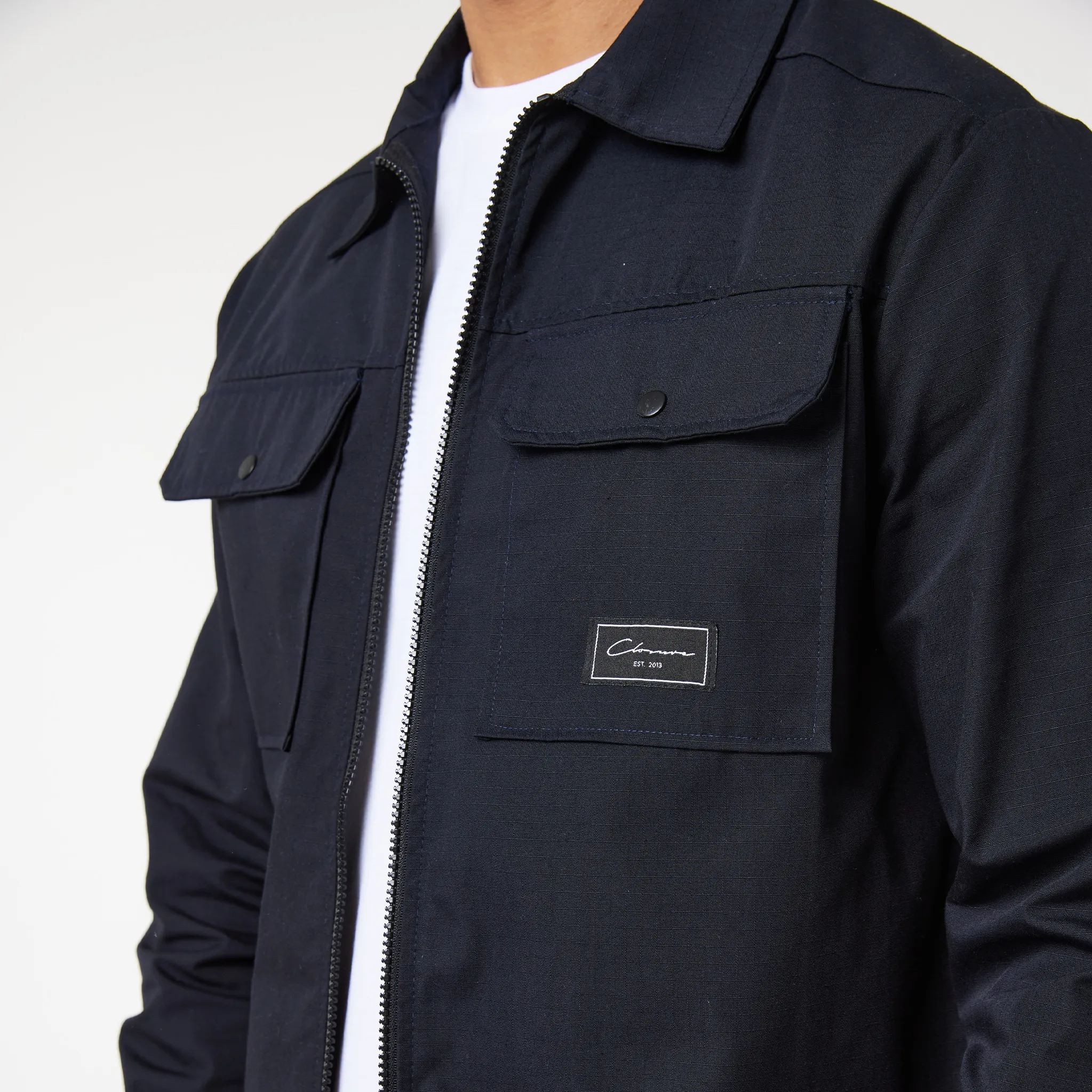 Utility Overshirt | Navy