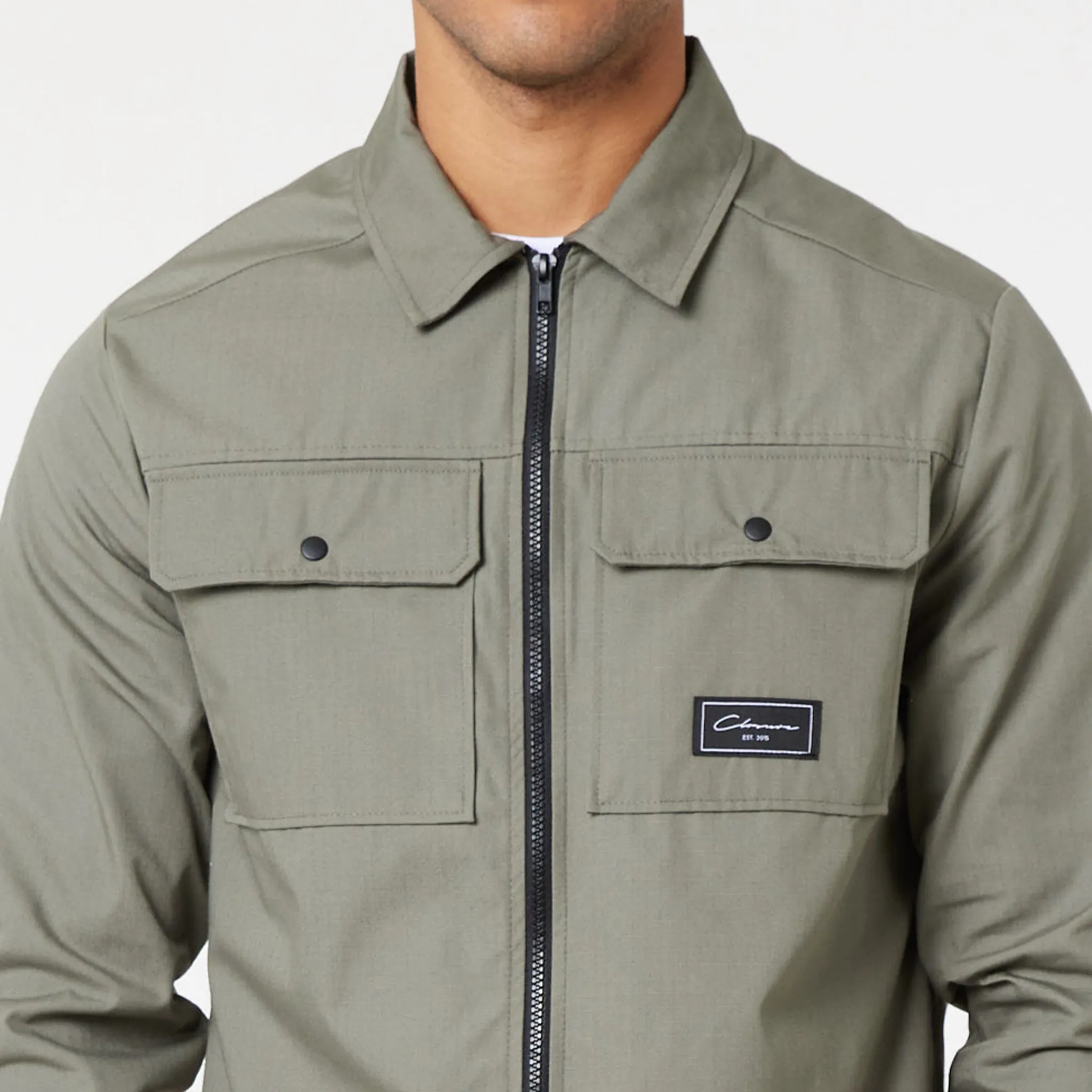 Utility Overshirt | Olive