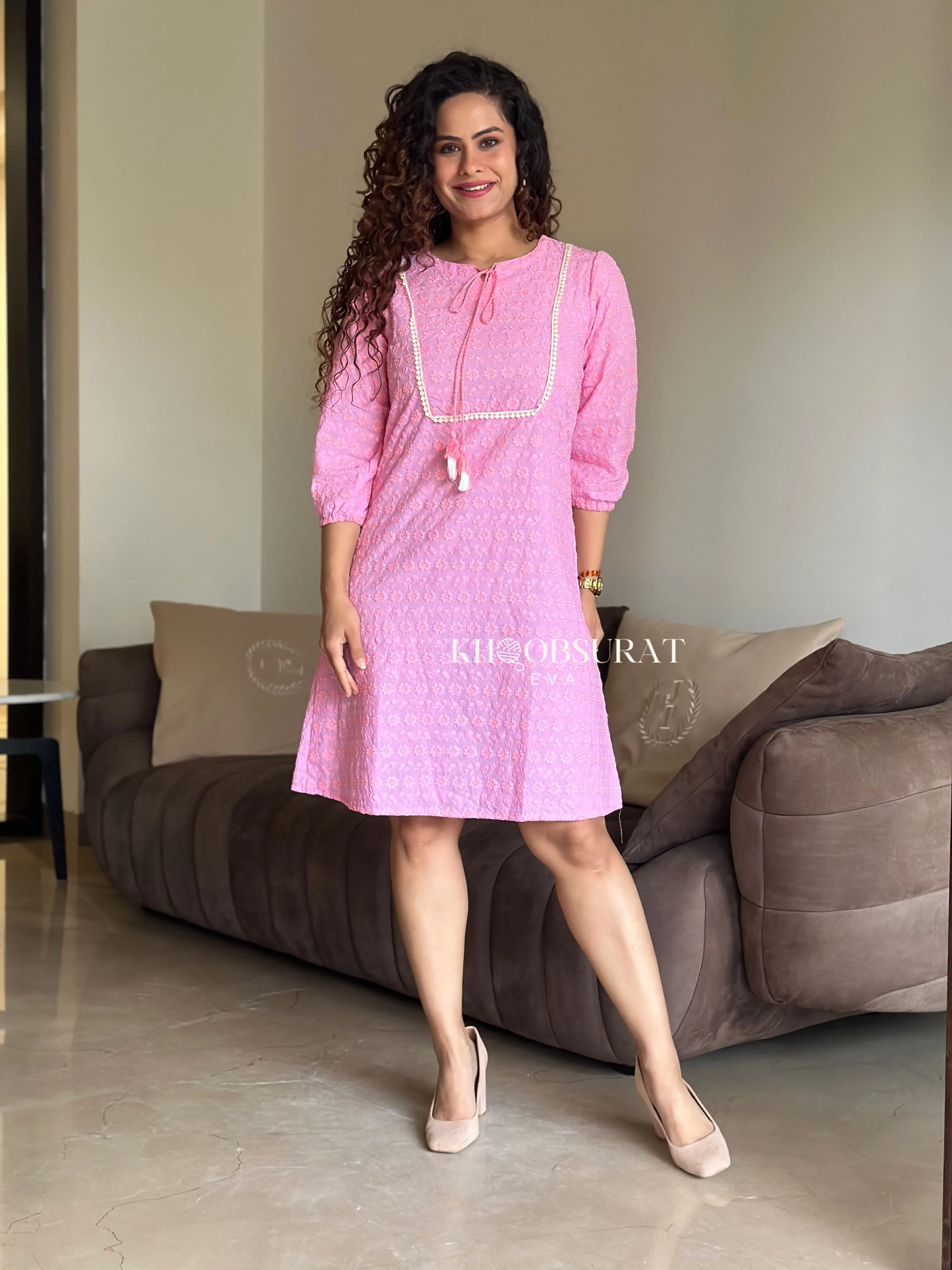 Valentino Pink Kurta Set