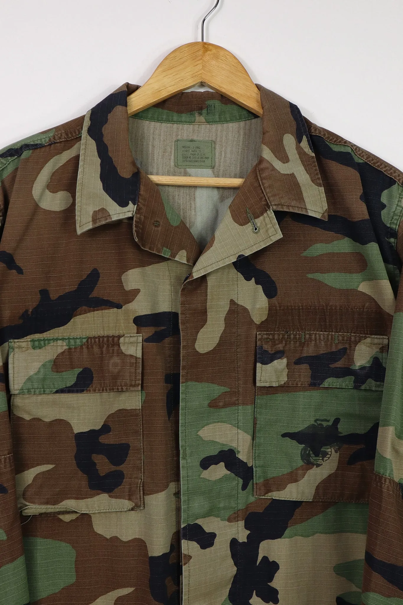 Vintage Woodland Camo Jacket #8