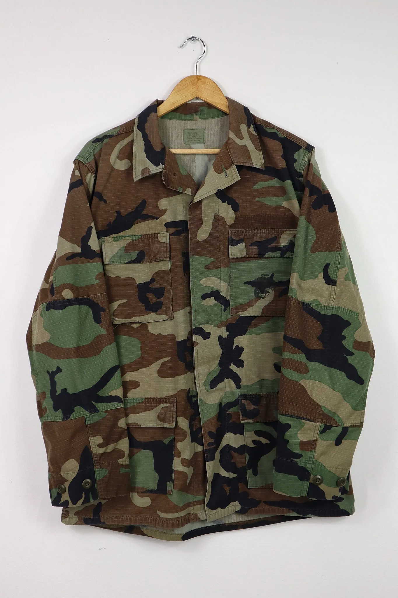 Vintage Woodland Camo Jacket #8