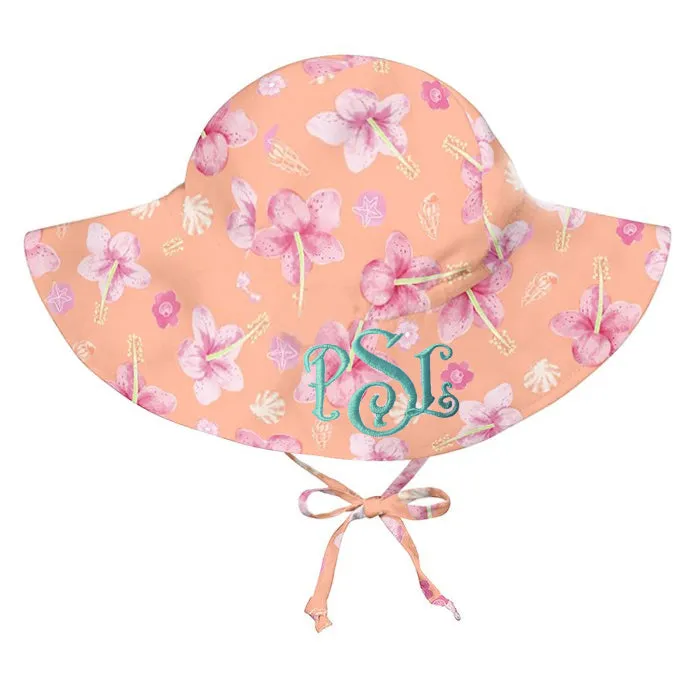 Wide Brim Sun Hat For Baby and Toddler Girl with UPF 50  Rating Sun Protection - Machine Washable Infant Hat Newborn Baby Sun Hat