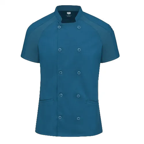 WOMEN'S AIRFLOW RAGLAN CHEF COAT WITH OILBLOK