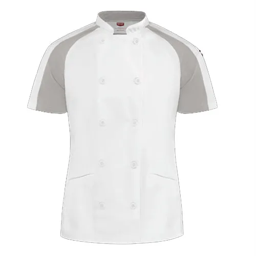 WOMEN'S AIRFLOW RAGLAN CHEF COAT WITH OILBLOK