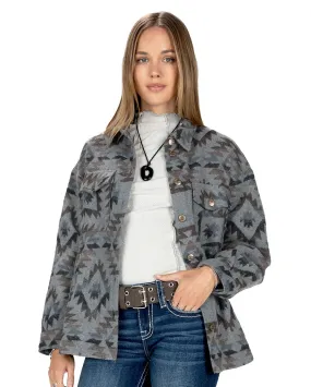 Women's Aztec Button Up Shacket