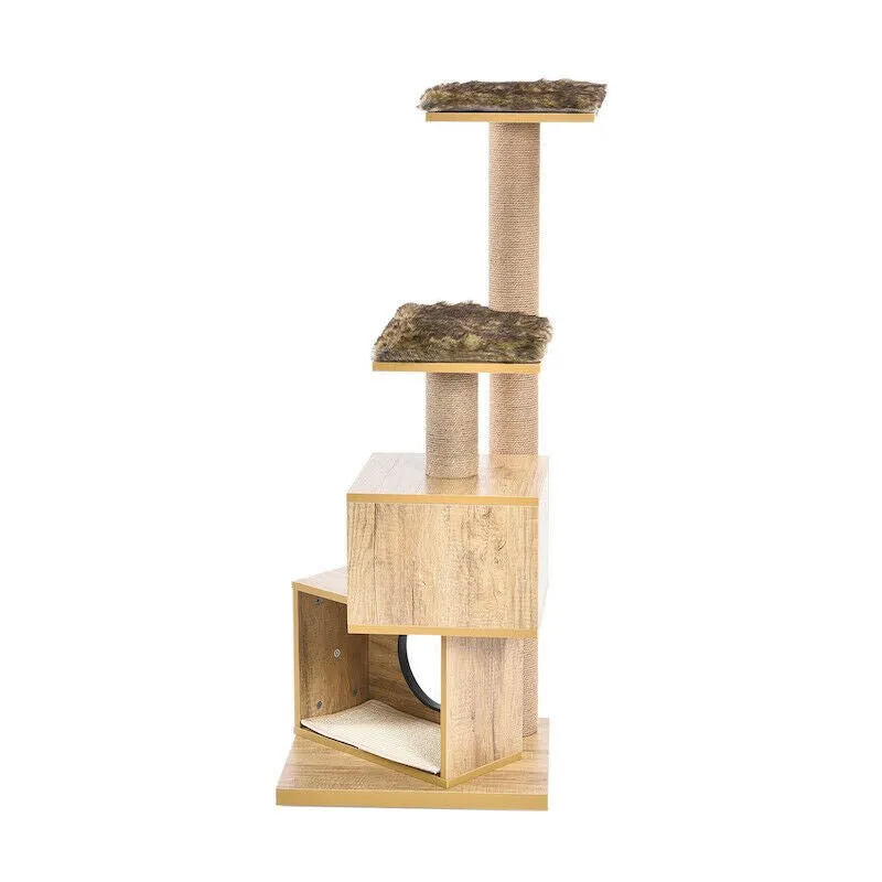 Wooden Condo Stacker Cat Tree House