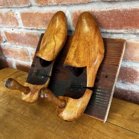 Wooden Vintage Shoe Last / Stretcher Coat Hangers