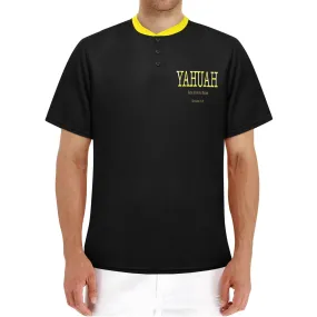 Yahuah-Name Above All Names 02-02 Men's Designer Henley T-shirt